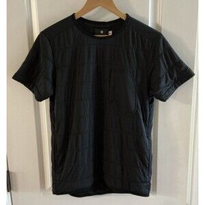 Snow Peak Polartec Insulated Short‎ Sleeve Pullover Shirt Black sz S